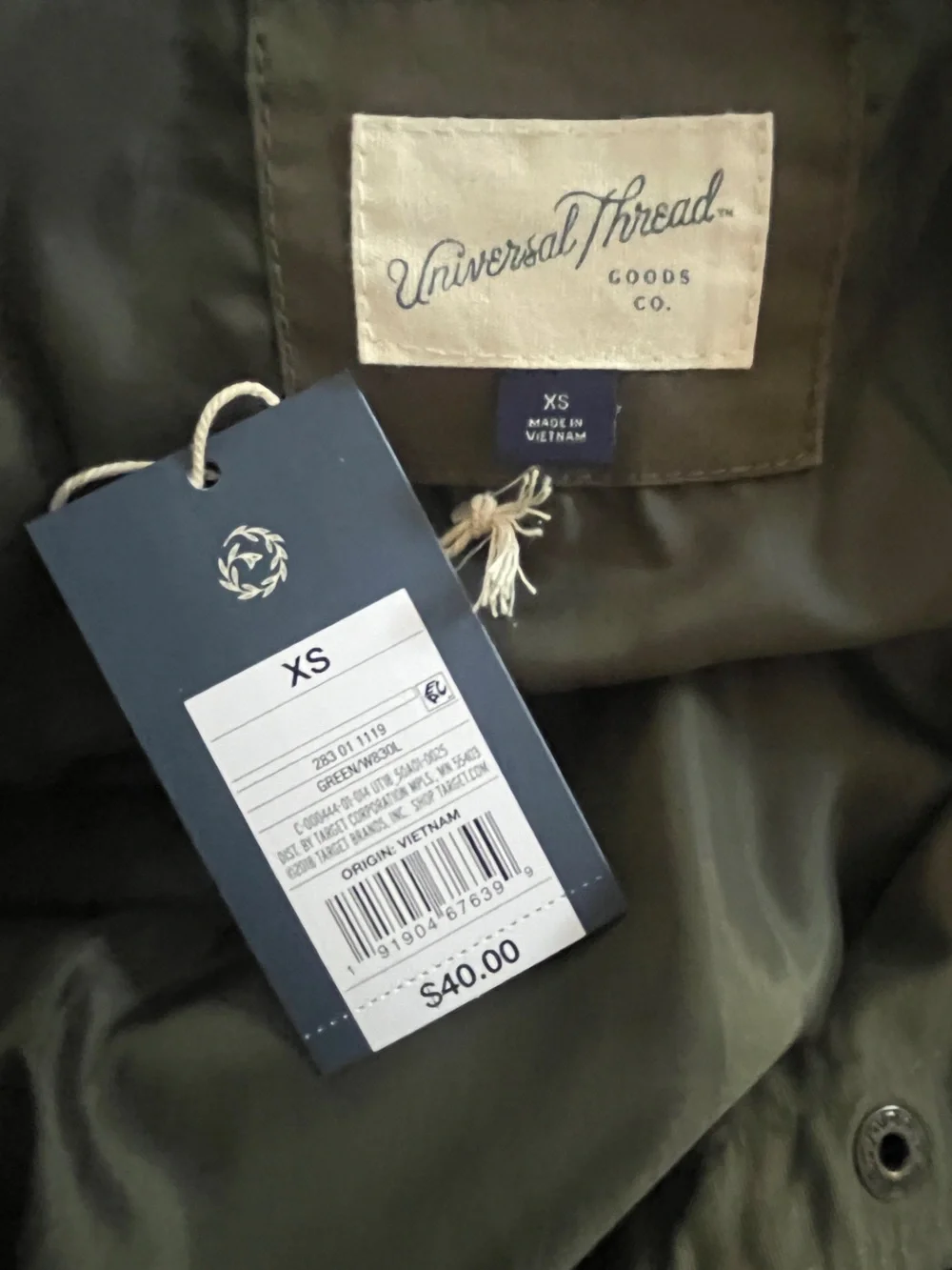 Universal Thread Olive Utility Field Jacket